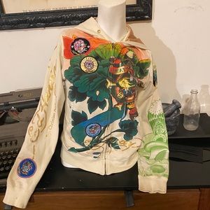 Ed Hardy tattoo art hoodie.